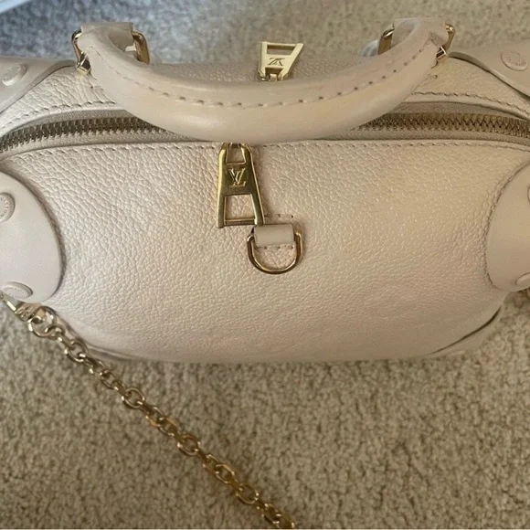 Louis Vuitton white monogram empriente petite Malle Souple - Picture 5 of 12